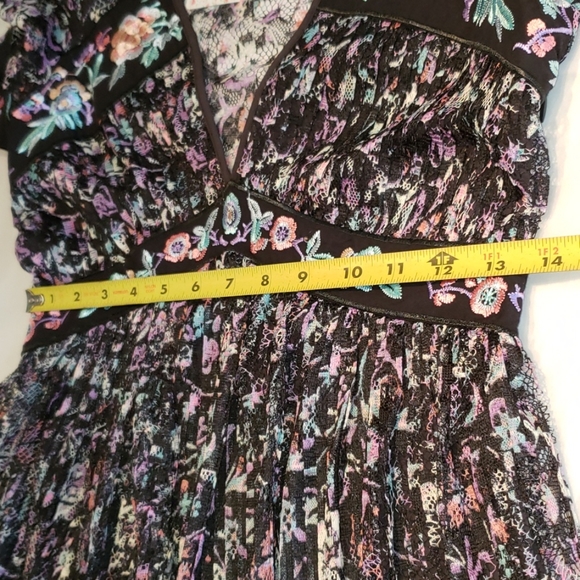 FREE PEOPLE New Cherry Blossom Mini DRESS Boho πHPπ - Picture 9 of 13